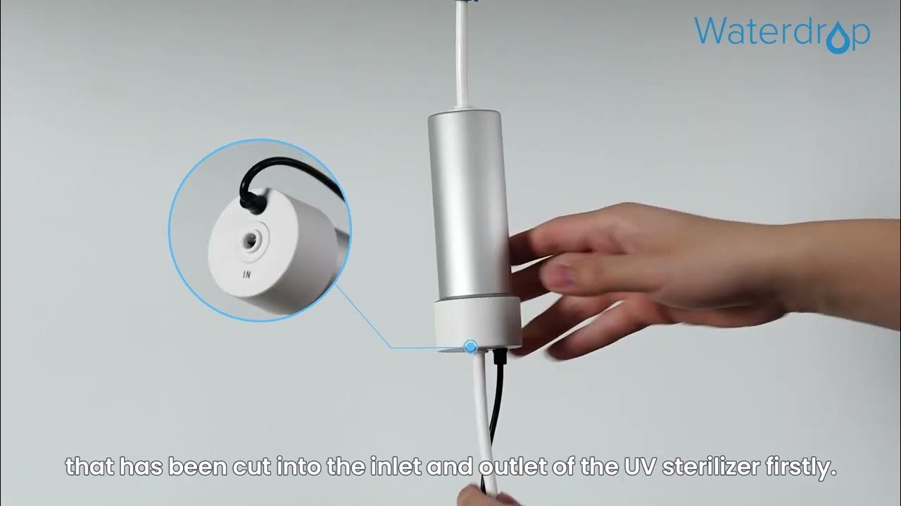 How to install Waterdrop LED UV Ultraviolet Water Sterilizer Filter