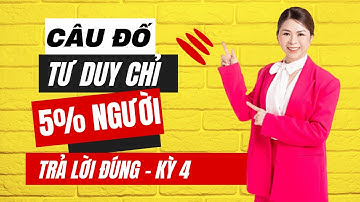 Câu Đố Tư Duy Thử Thách Trí Thông Minh Kỳ 4 | Toán Cô Hiền #toantuduy #giaitoanthongminh