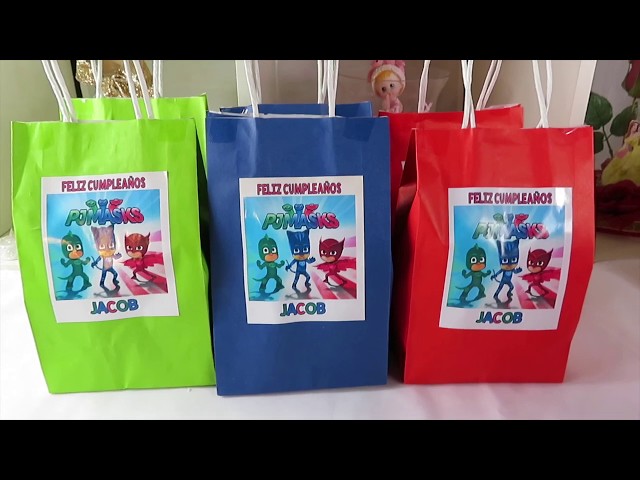 Hazlo Especial  Ideas cumple: bolsas para chuches