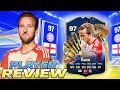 97 tots harry kane player review  ea fc 24 ultimate team