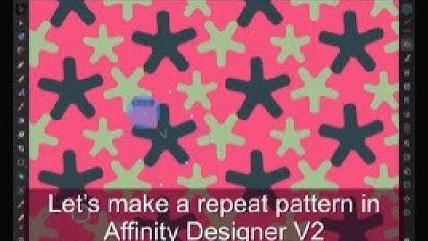 Create Repeat Pattern in Affinity Designer V2