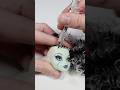Giving A Monster High Frankie Doll a makeover part 1 #shorts
