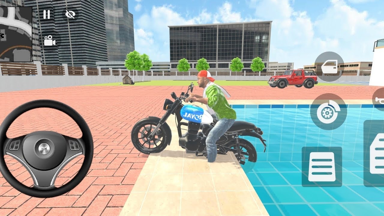 Modified police car 🚨 gangster life in Indian street open world game for Android ❤️