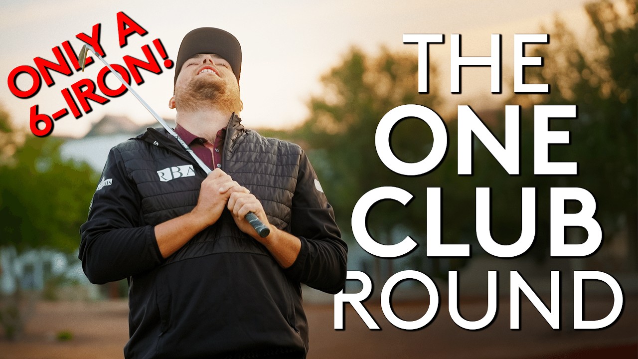 Tour Pro shoots UNBELIEVABLE score with just a 6-IRON!