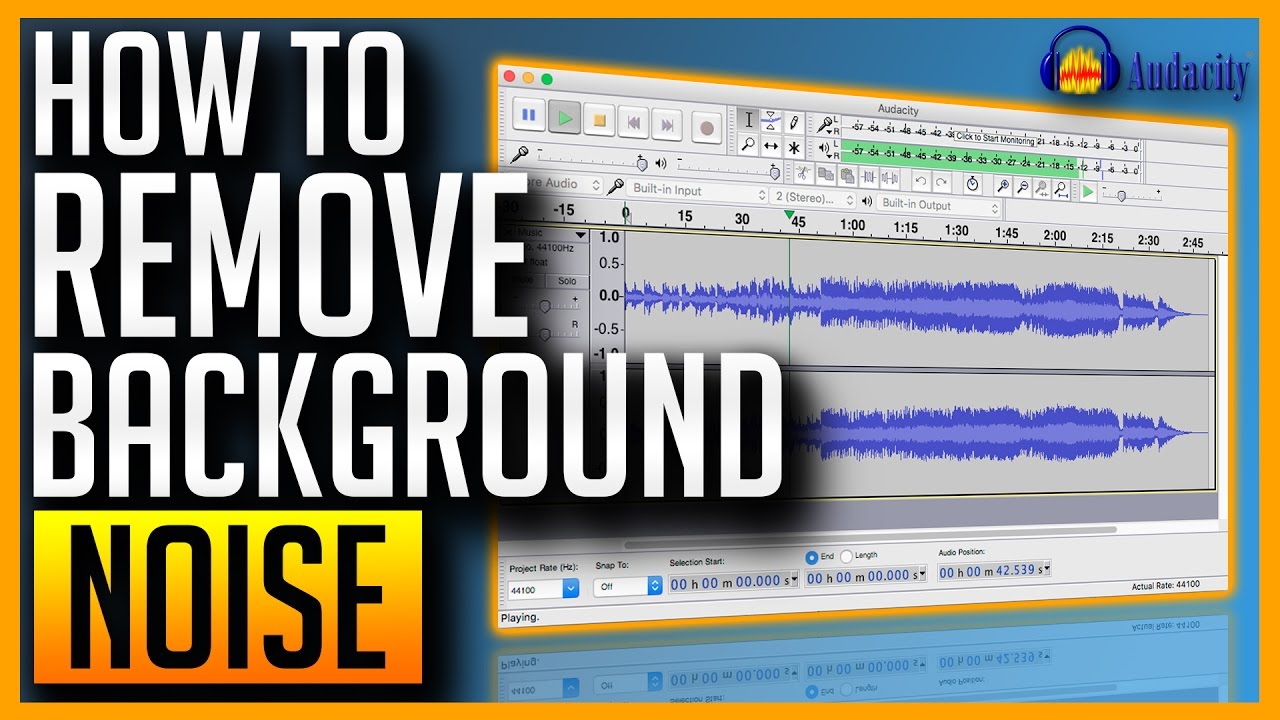 Remove Background Noise from Video or Audio with Free Software - YouTube