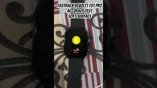 Fastrack revoltt fs1 pro | accuracy test on soft surfaces #shorts #fastrack #techpokeshorts screenshot 5