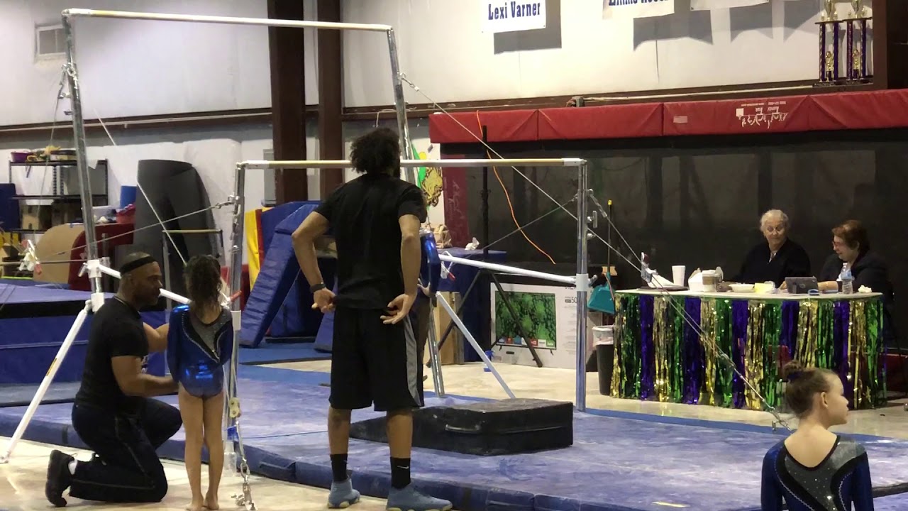 Gymnastics Level 2 Uneven Bars Routine YouTube
