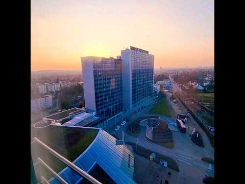 Stuttgart view from Dormero Si-Centrum #view #hotelstuttgart #sunset #hochaus #tower #casino #casino