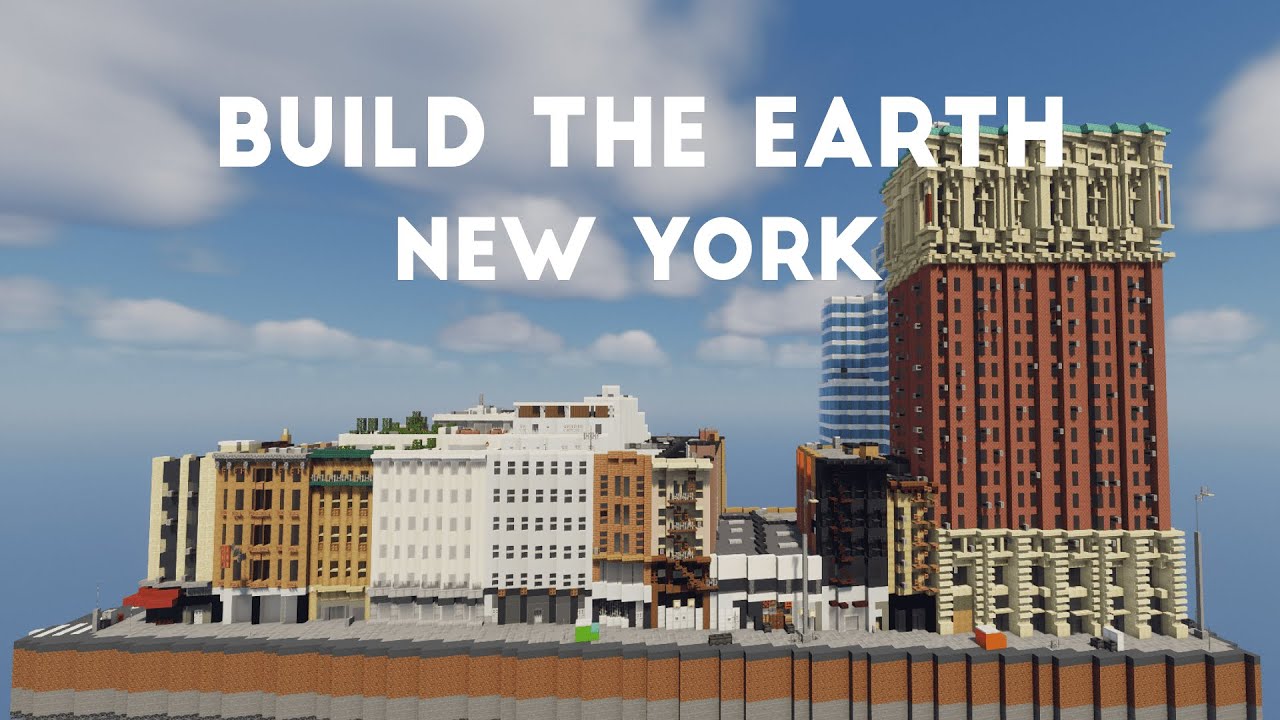 Building New York in Minecraft | City block timelapse #6 - YouTube