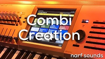 Korg Kronos Tutorial: Combi Creation Layers, Split and Velocity Split