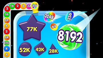 Bounce Merge 2048 - Unlock 8192 Ball (Score: 7030702) Part 02