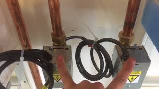 Manually opening a zone valve