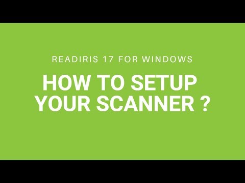 Readiris 17 Windows: How to setup your scanner?