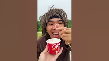 thử thách không cười với cách chia sẻ đồ ăn ngon cho người khác cười xỉu với trò đùa ớt của anh trai