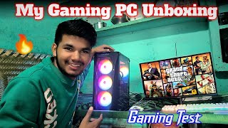 ( Dream ) 😍 My New Gaming PC Unboxing With Gaming Test GTA 5 200 FPS +