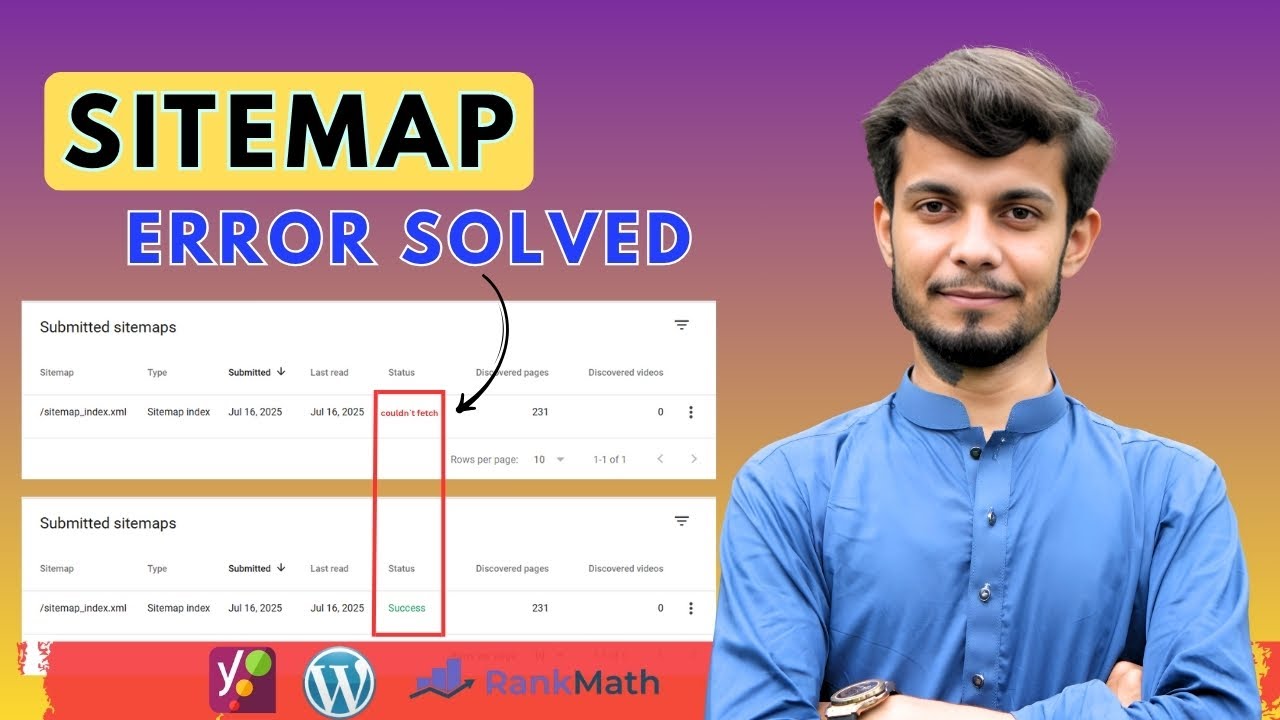 Fix "Couldn’t Fetch" Sitemap Error on Search Console || WordPress Couldn`t Fetch Error