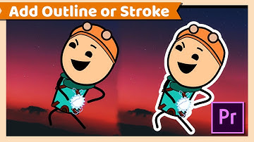 Add Border Outline or Stroke around Image ( Adobe Premiere pro cc tutorial )