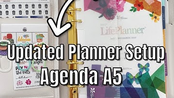 ERIN CONDREN COLORBLENDS A5 DAILY LIFEPLANNER™ RING AGENDA SETUP UPDATE 2022