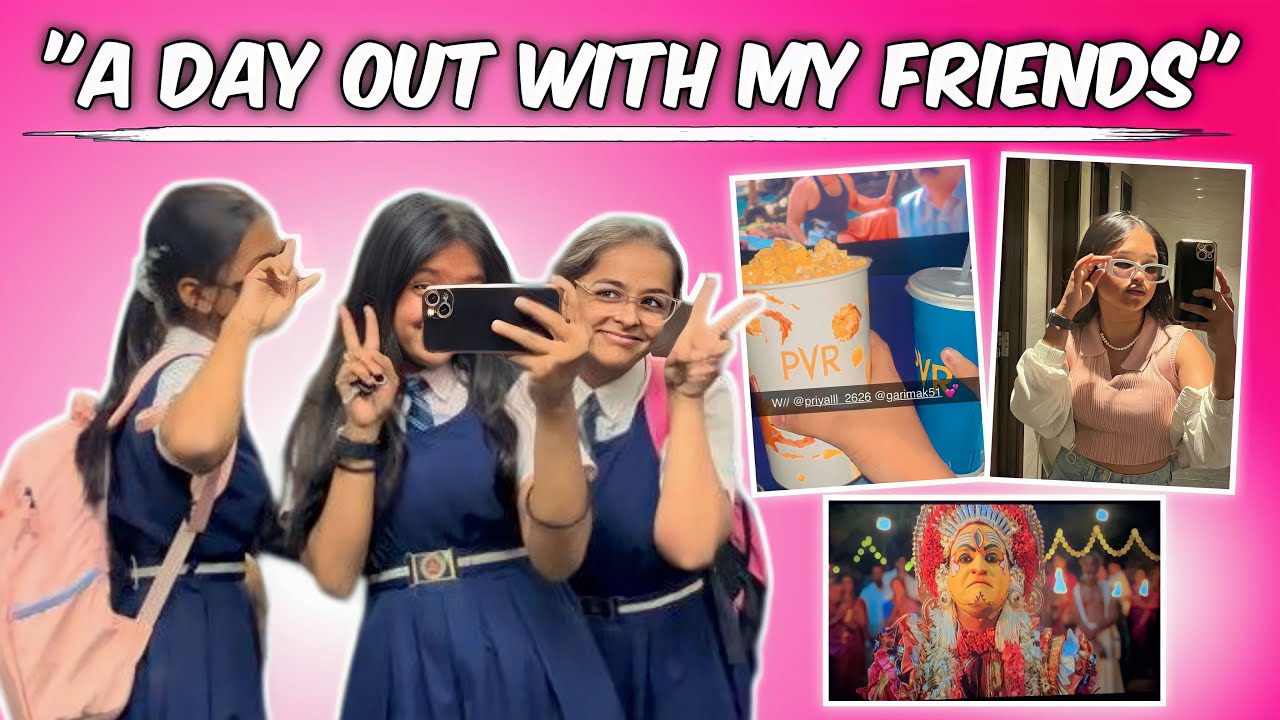 A Day Out With My Friends || Anushka Sutar || vlog #1 - YouTube
