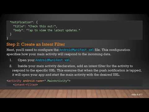 How to Open WebView from Push Notifications in Your Android App Using Firebase