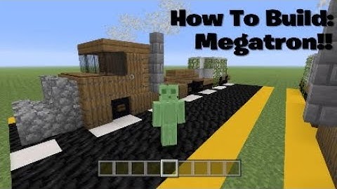 How to build Megatron from Transformers in Minecraft!!