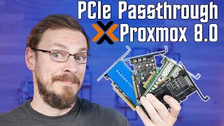 Proxmox 8.0  PCIe Passthrough Tutorial