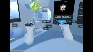 Virtual Reality Tutorial Example showing a Gaussian Splatting Meshes become Interactables in Unity