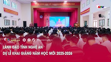 Lãnh đạo tỉnh Nghệ An dự lễ khai giảng năm học mới 2025-2026