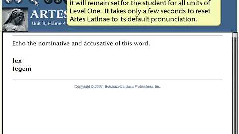 Learning Latin with Artes Latinae v2.0