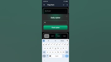 Frog farm 🐸 🐸 🐸 daily cipher code today 13 December