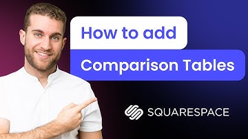 How to add Comparison Tables to Squarespace