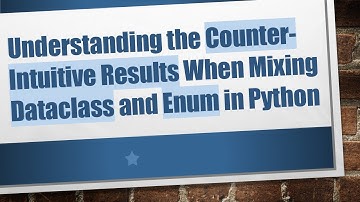 Understanding the Counter-Intuitive Results When Mixing Dataclass and Enum in Python