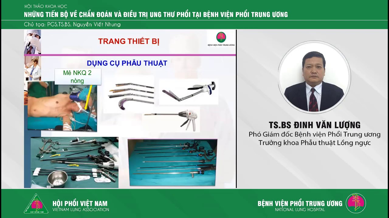 Phẫu thuật nội soi cắt thùy phổi điều trị ung thư phổi nguyên phát ...