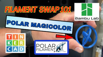 Bambu Studio Swap Filament 4 Beginners & Amazing Polar MagiColor First Look!