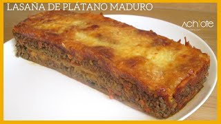 RIPE PLANTAIN LASAGNA  Pastelón (English Subtitles) | One of my favorite recipes.