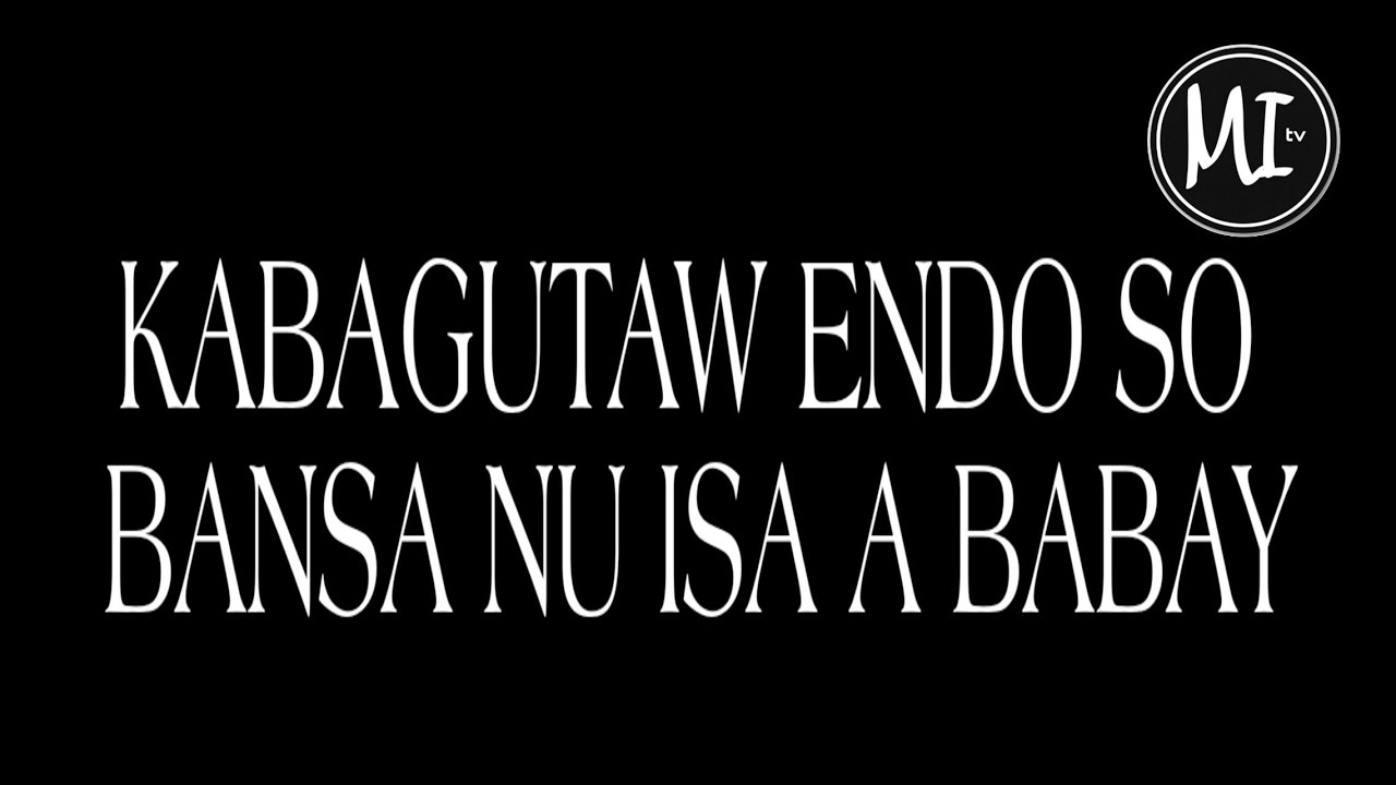 KABAGUTAW ENDO BANSA NO ISA A BABAY | Sheihk Abu Bushra Daud