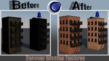 How to Recover Missing Textures in Cinema 4D