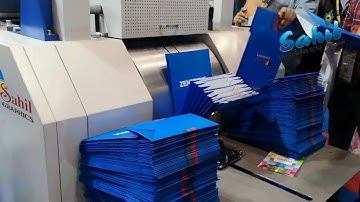 PAPER BAG MAKING MACHINE | SHEET-FEEDING & TOP FOLDING | SAHIL GRAPHICS | Check Description