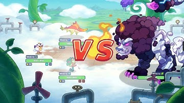 Battling the storm titan with the new battle update | prodigy math game