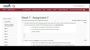 NPTEL Ethical Hacking Assignment 7! 100% Correct Answers & Expert Tips | NPTEL Week 7