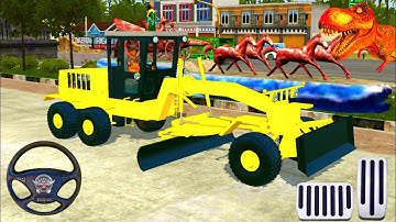 🔴MOTOR GRADER DRIVING MOD VIDEO #8k - BUS SIMULATOR INDONESIA GAMES Part 10 - (Gameplay) #jcbvideo