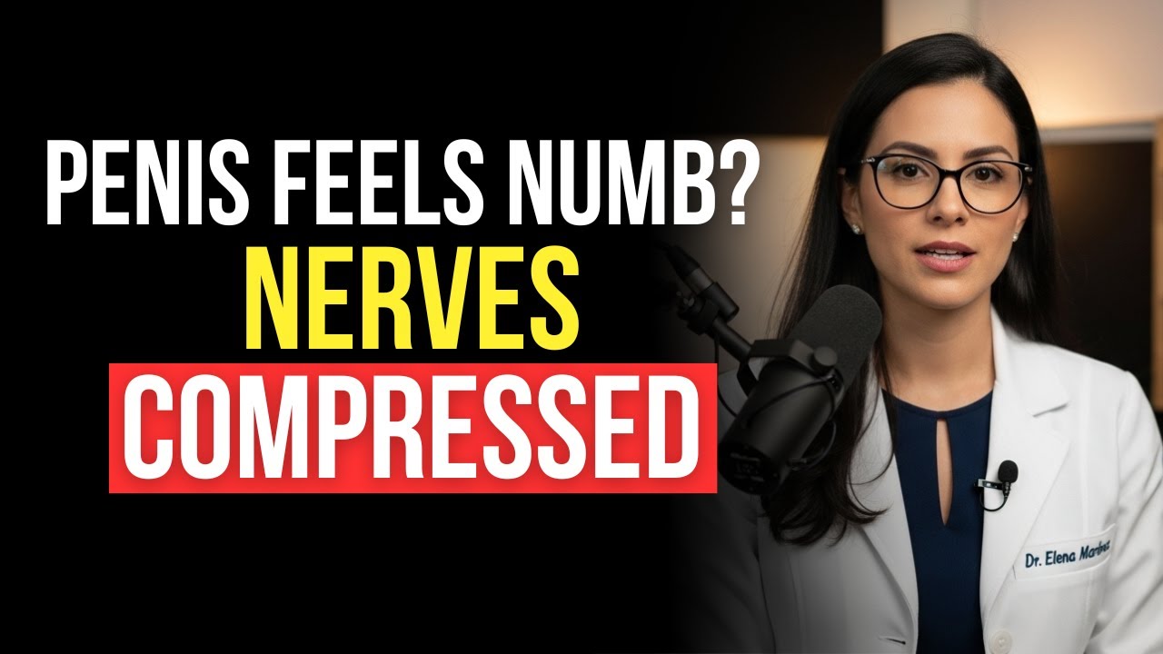 Penis Feels NUMB or Losing Sensation? Prostate Compressing Pelvic Nerves
