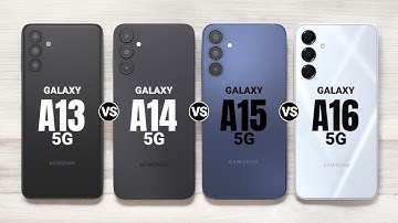 Samsung Galaxy A16 5G vs Galaxy A15 5G vs Galaxy A14 5G vs Galaxy A13 5G specs review