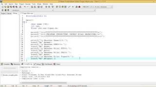 Tutorial / cara membuat aplikasi sederhana indeks nilai mahasiswa dengan Dev C++