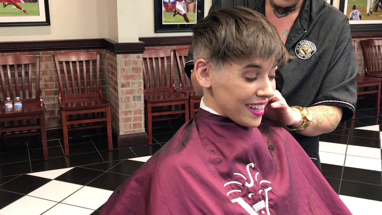 Payton AZ: Bowl Cut w/ Undercut at Barbers (YT Original)