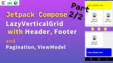 jetpack compose lazyverticalgrid header and footer | compose lazyverticalgrid header and footer | 2