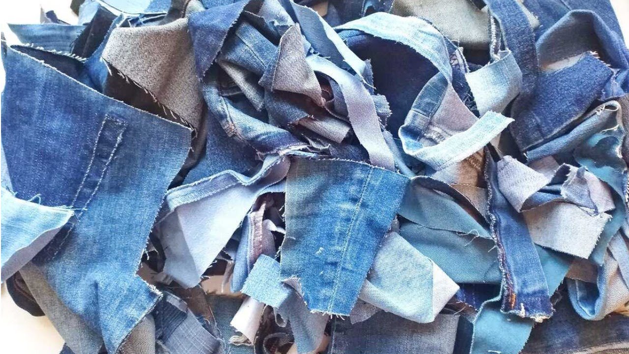 СОБРАЛА ОБРЕЗКИ ОТ ДЖИНСОВ И СДЕЛАЛА 3 ПОЛЕЗНЫЕ  И КРУТЫЕ ВЕЩИ ДЛЯ ДОМА!