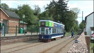 We ride the tram to the sea.  Seaton Tram way   May 2024