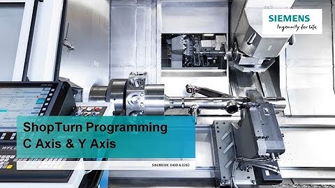 Programming  C & Y axis Lathes in G code with ProgramGuide