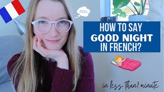How to say GOOD NIGHT in French | #short screenshot 3